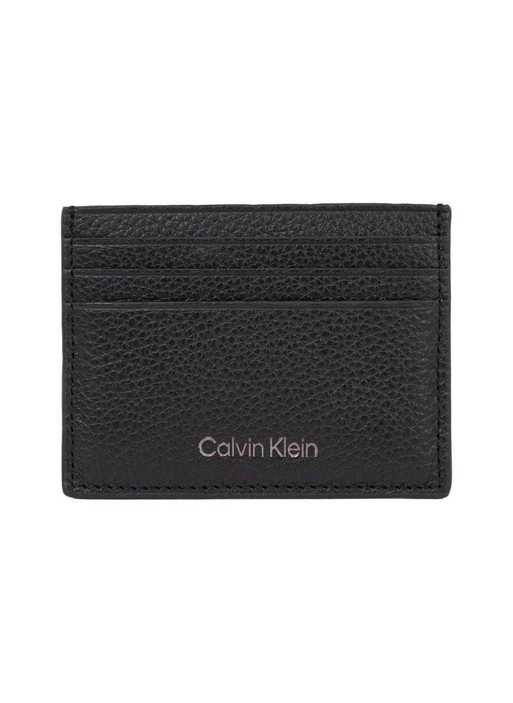 CALVIN KLEIN Leather Men's Cardholder: Ethical Elegance - Image 1