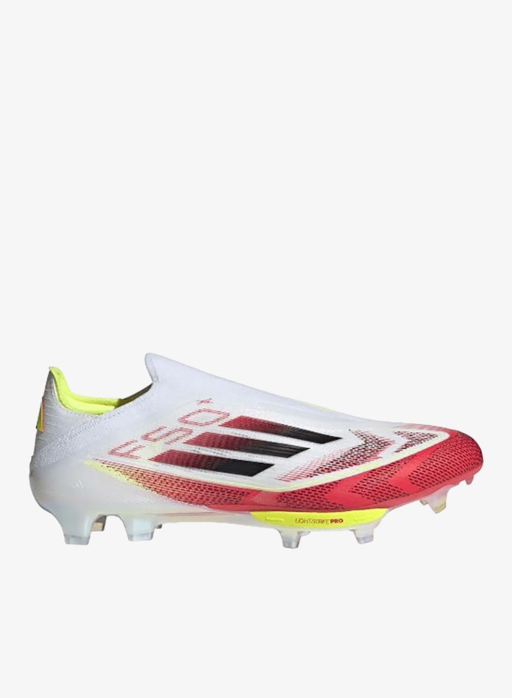 Premium F50+ Fg White Soccer Boots with Speed Engineering - Image 1