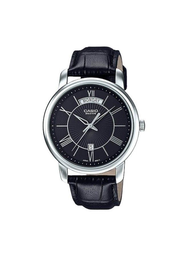 CASIO BEM-152L-1AVDF Elegance in Leather - Women's 40mm Watch - Image 1