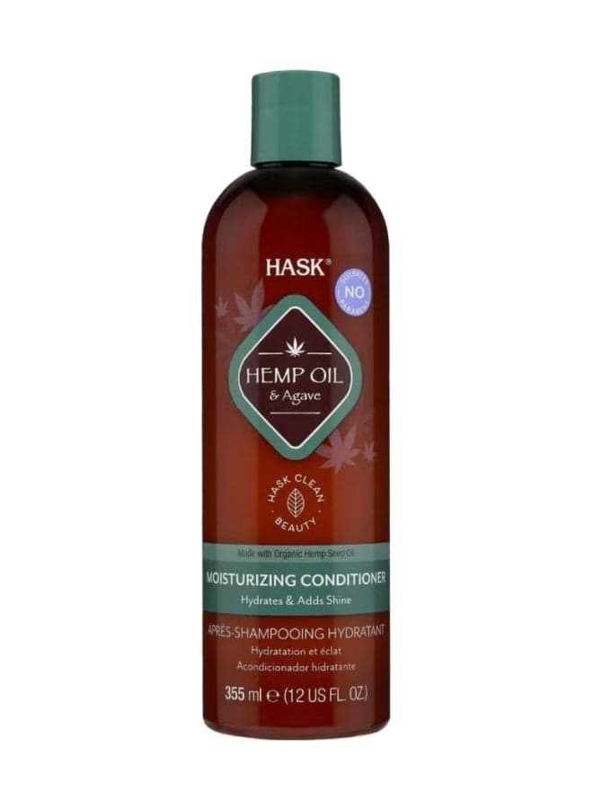 Hemp Oil & Agave Moisturizing Shampoo – 355ml - Image 1