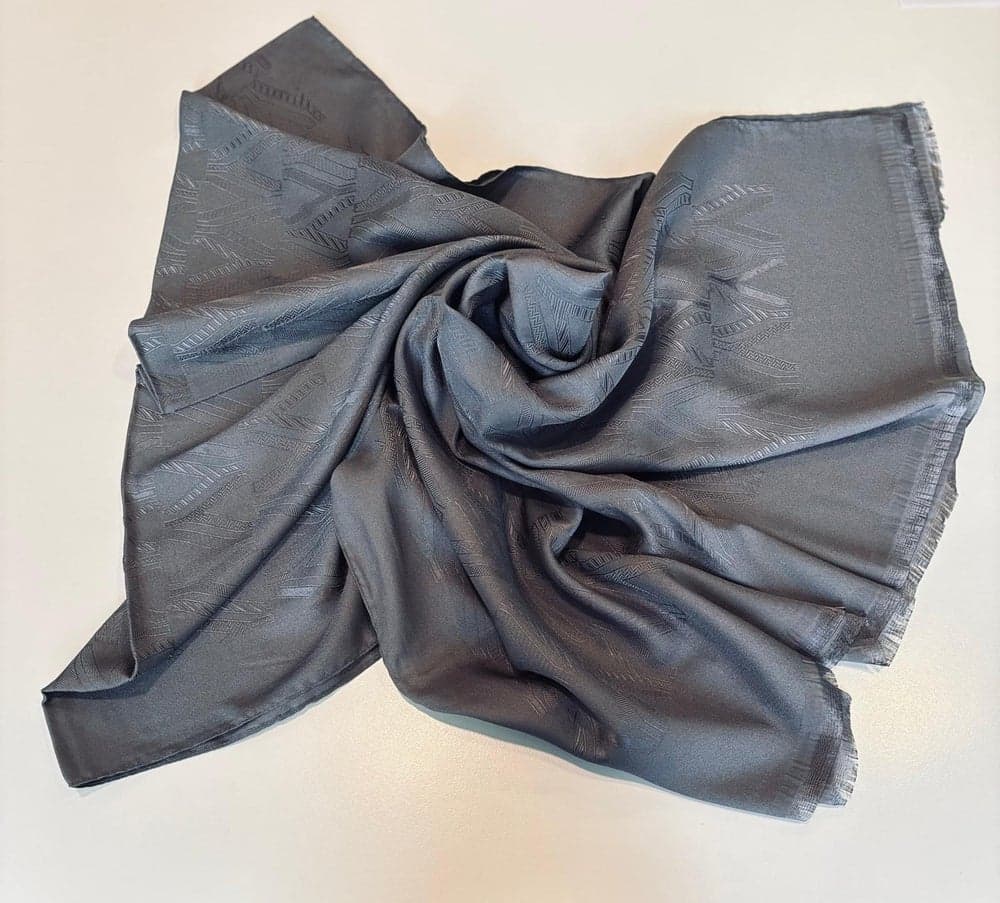 MIZALLE Elegant Jacquard Shawl - Exquisite Patterns for Women - Image 1