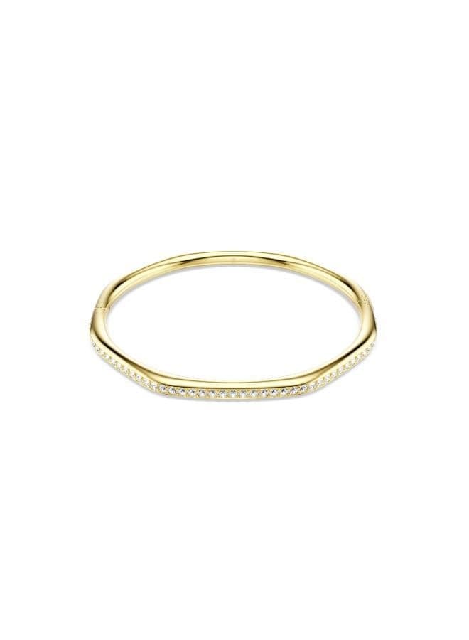 SWAROVSKI Dextera Octagon Bangle - Gold Tone Elegance - Image 1