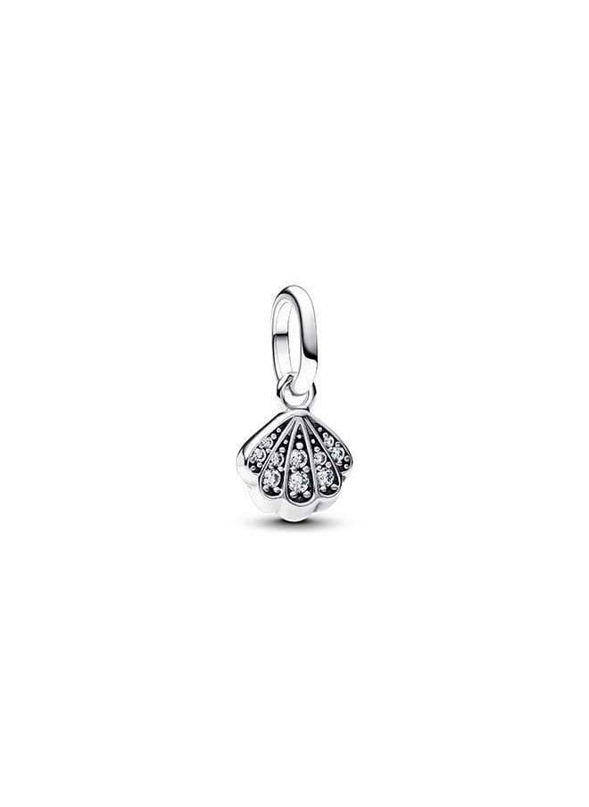 PANDORA Sparkling Shell Mini Charm - Oceanic Elegance - Image 1