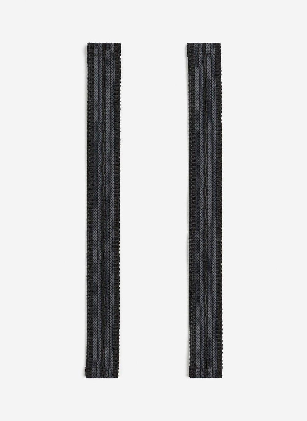 Elegant Reinforced Elastic Foot Straps - 2 Pack, 001-09-090-Black - Image 1