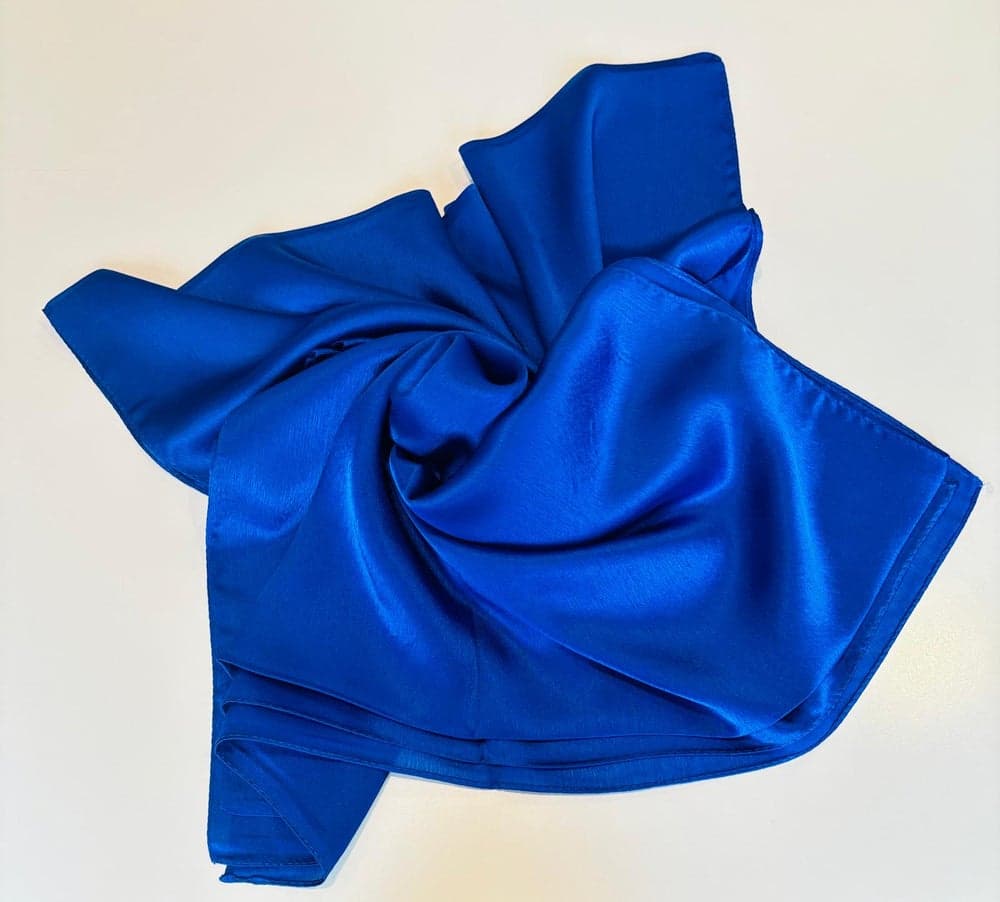 MIZALLE Luxury Satin Textured Shawl for Elegant Evenings - Image 1