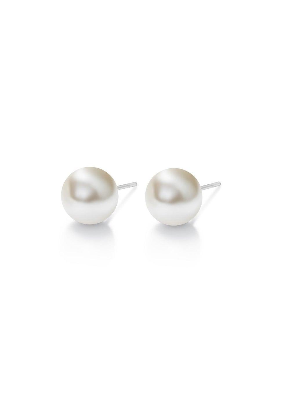 Seona PERLA Cream Pearl Stud Earrings - Chic Daily Elegance - Image 1