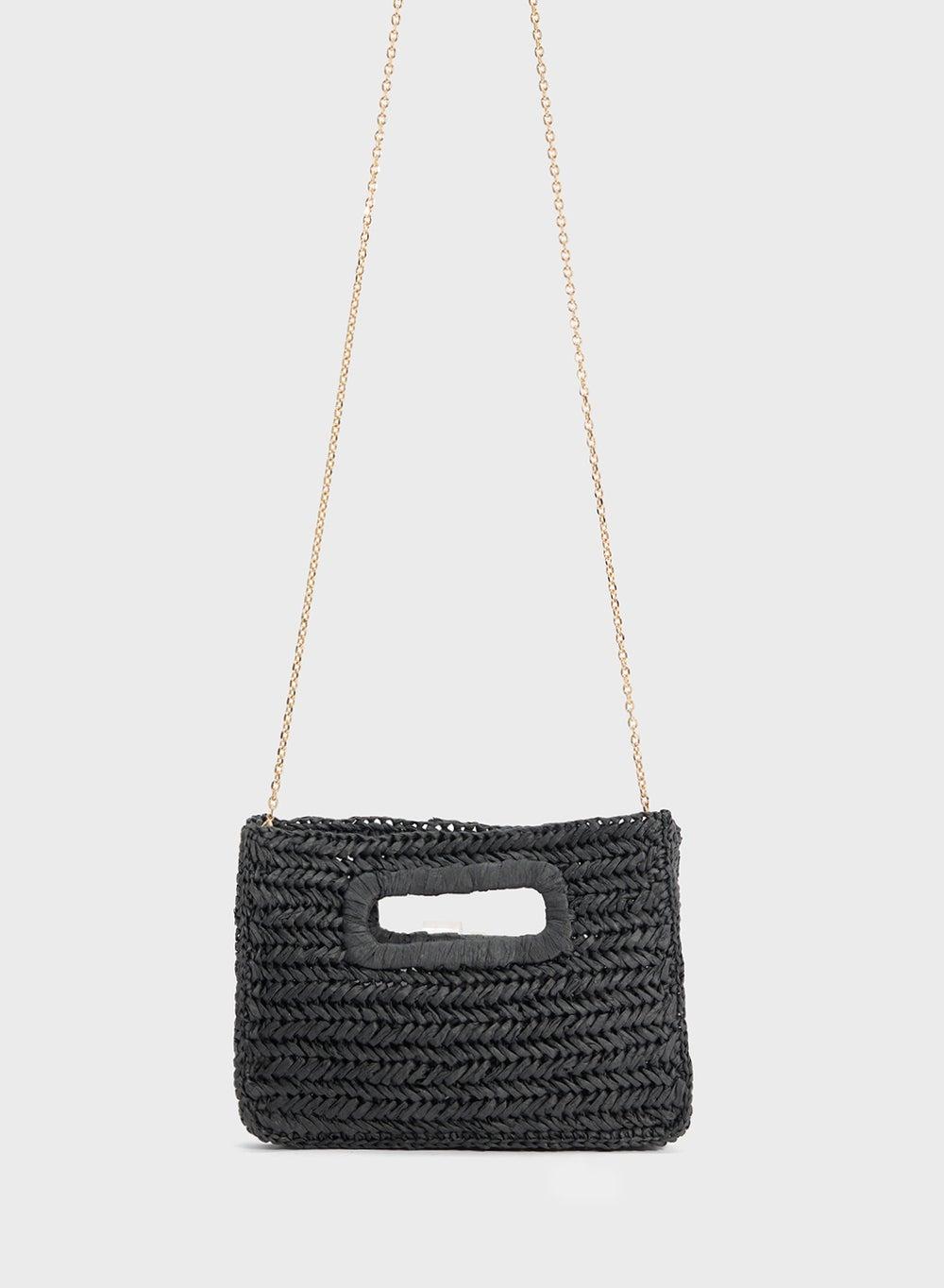 MANGO Women's Envelope Crossbody Bag in Natural Fibre - Image 1