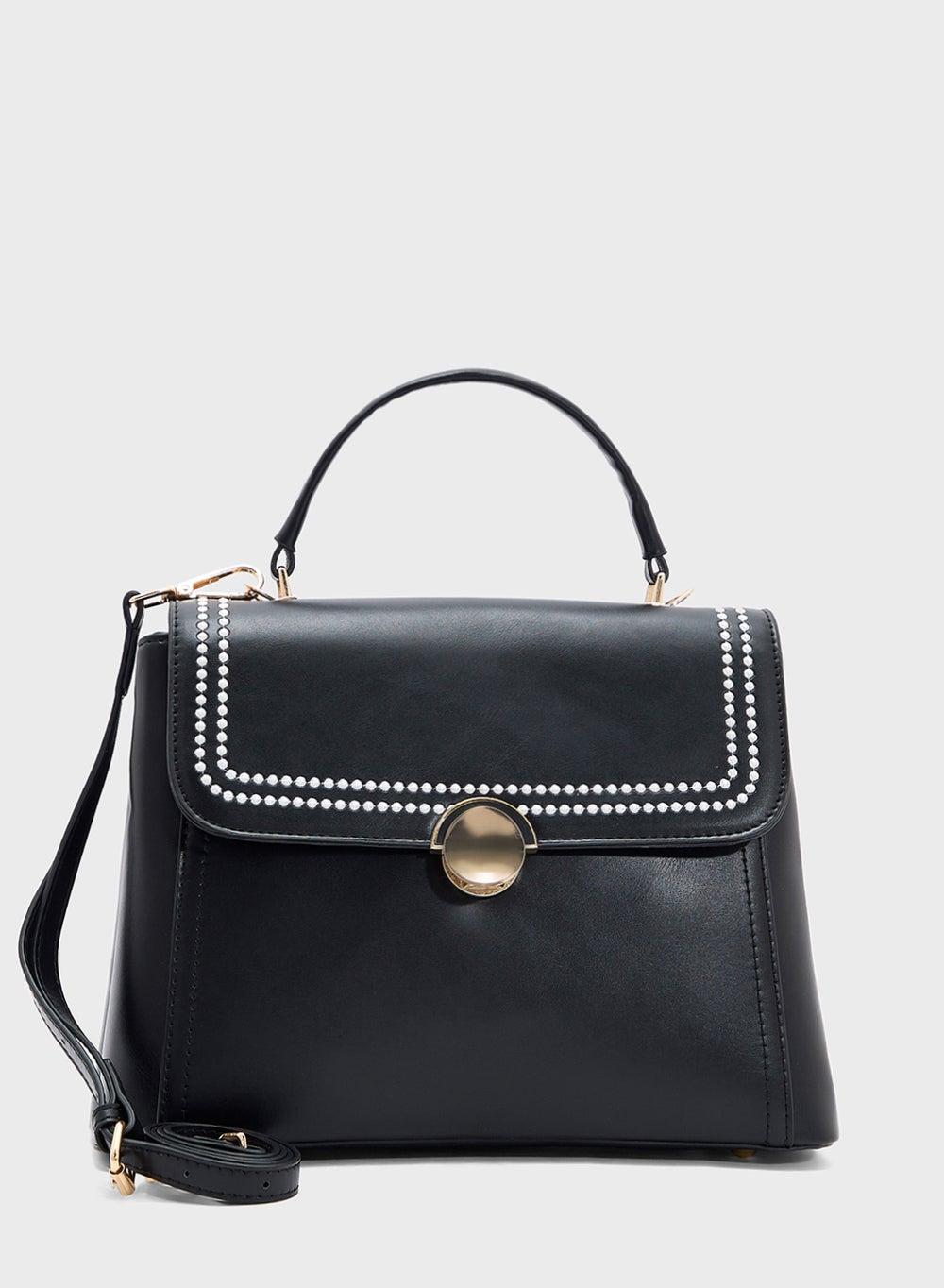 ELLA Elegant Embroidered Satchel Bag for Chic Women - Image 1