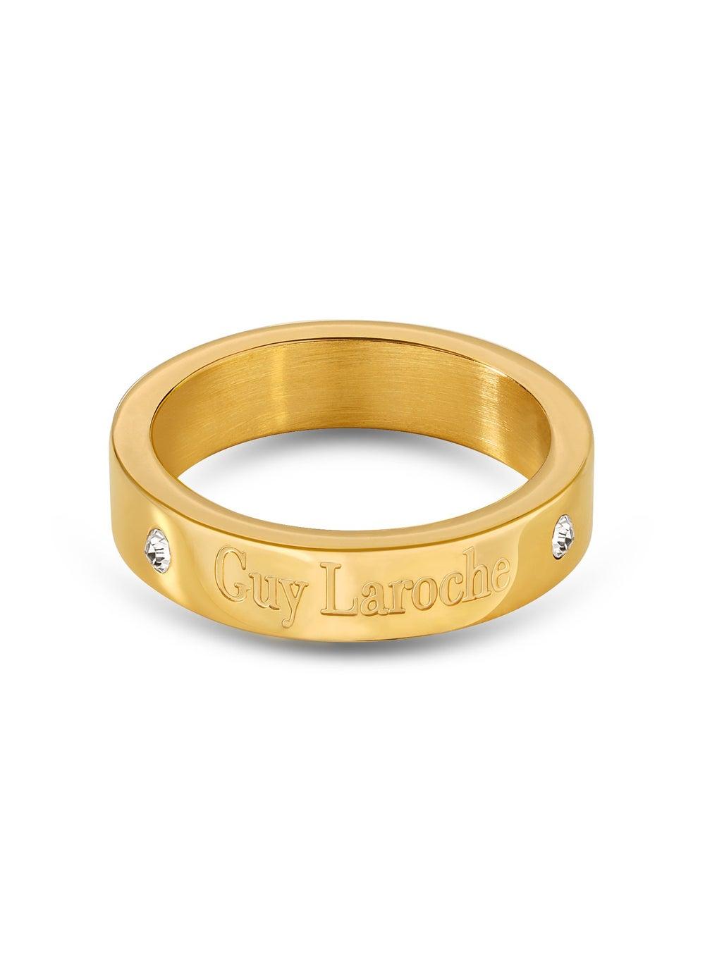 Guy Laroche Aurore 52mm Gold Plated Elegance Ring - Image 1