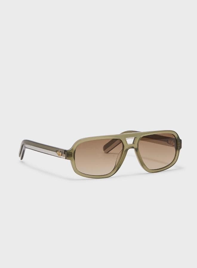 Adidas Rectangle Men's Pilot Sunglasses - Image 1