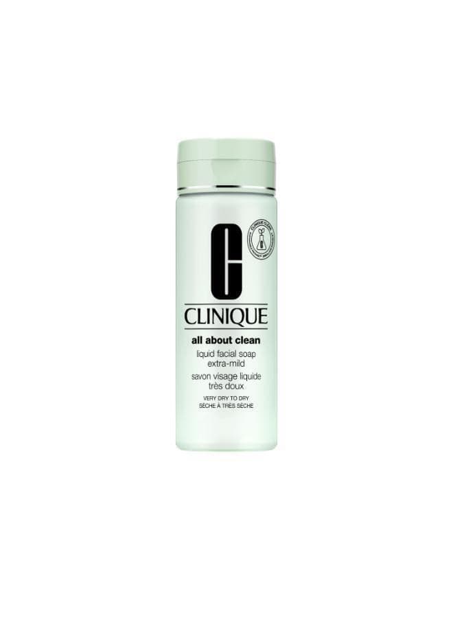 Clinique Gentle Liquid Facial Soap Extra Mild 200ml - Image 1