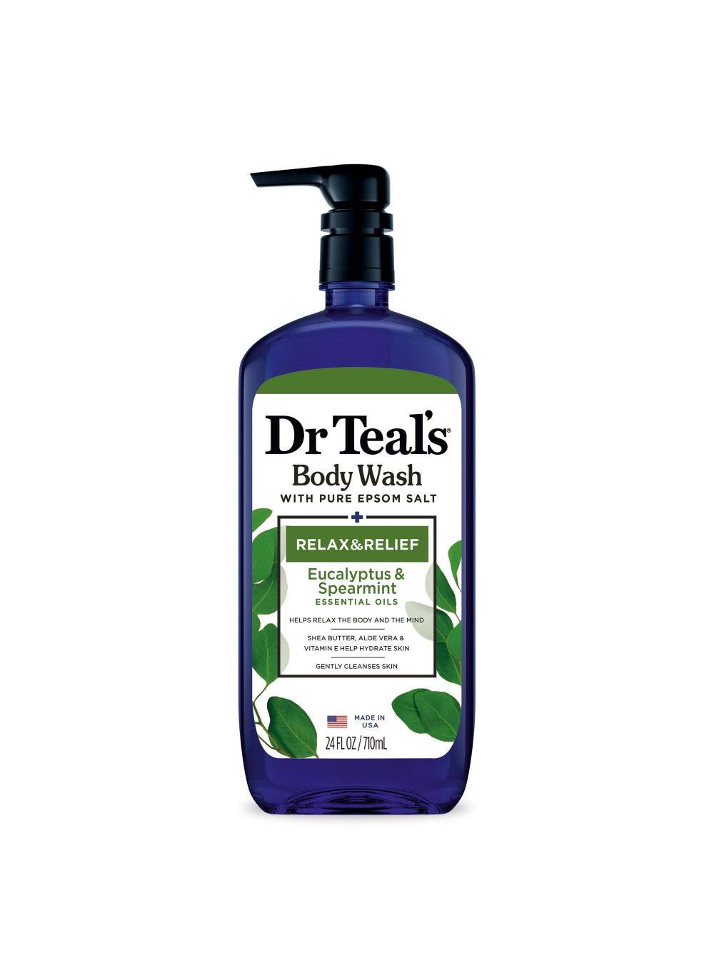 Dr Teal's Epsom Salt Revive Wash - Eucalyptus & Spearmint 710ml - Image 1