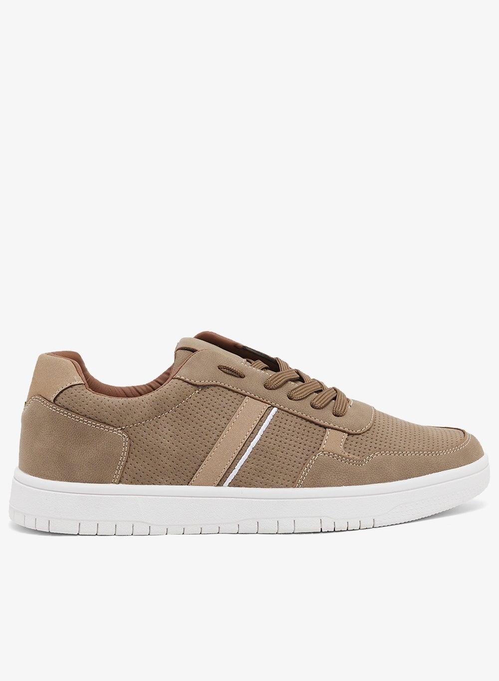 W888 580 Khaki Low-Top Casual Sneakers for Men - Image 1