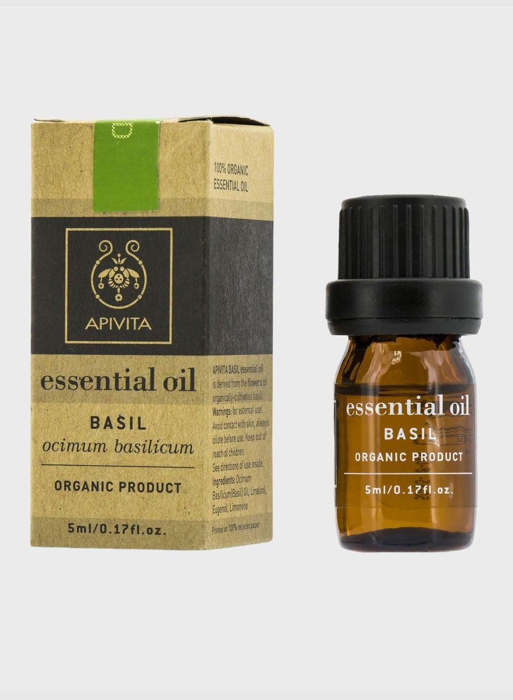 Basil Bliss Organic Essential Oil - 5ml Revitalizing Elixir - Image 1