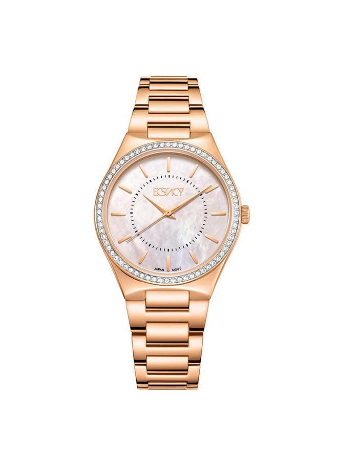 ECSTACY E23507-RBKMK Elegant Stainless Steel Women's Watch - 34 mm - Image 1