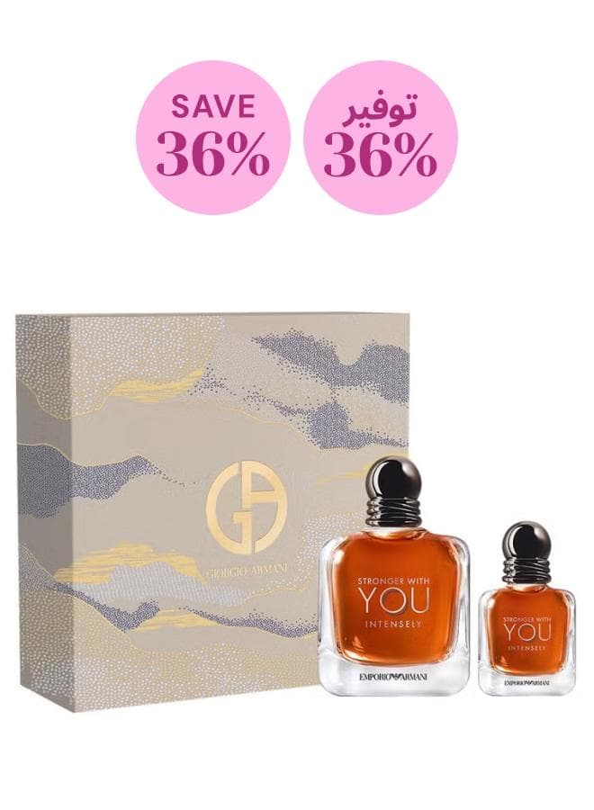Emporio Armani Stronger With You Intensely Set 100ml & 30ml - Image 1