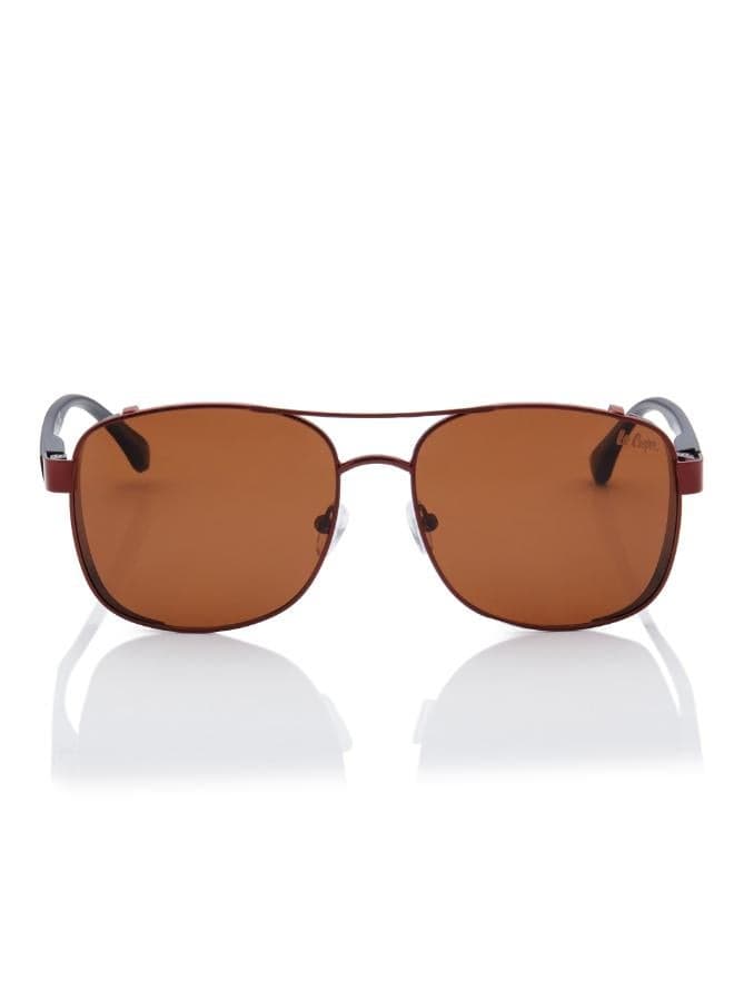 Lee Cooper LC1209C02 Matte Dark Red Polarized Sunglasses - Image 1