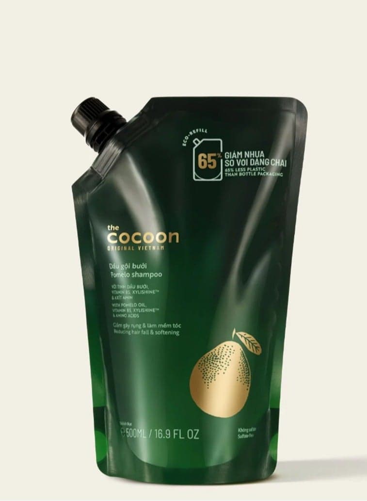 Cocoon Pomelo Sulfate-Free Shampoo Refill 500ml - Image 1