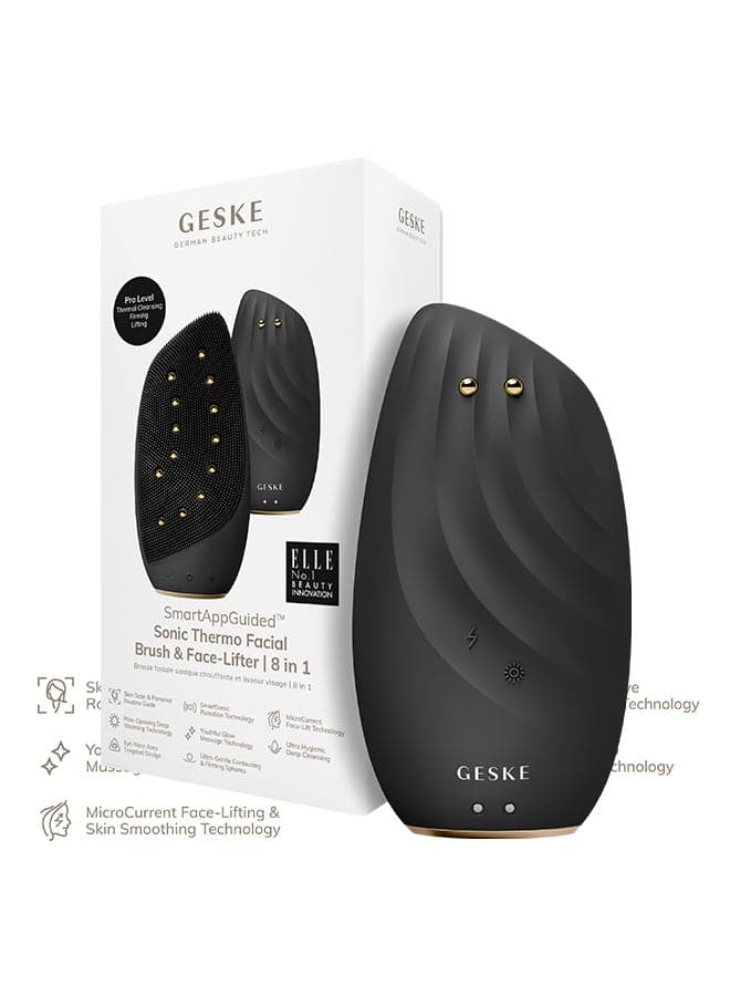 Sonic Thermo 8-in-1 Facial Brush & Face Lifter - Gray - Image 1