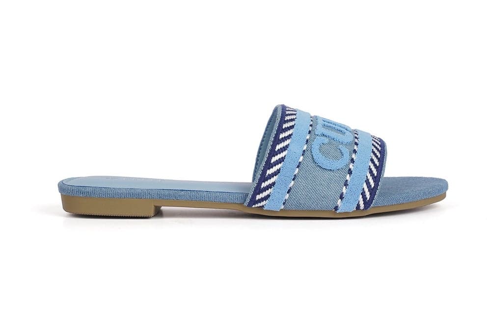 Elegant Cuple Print Slip-on Sandals for Sophisticated Women - Image 1