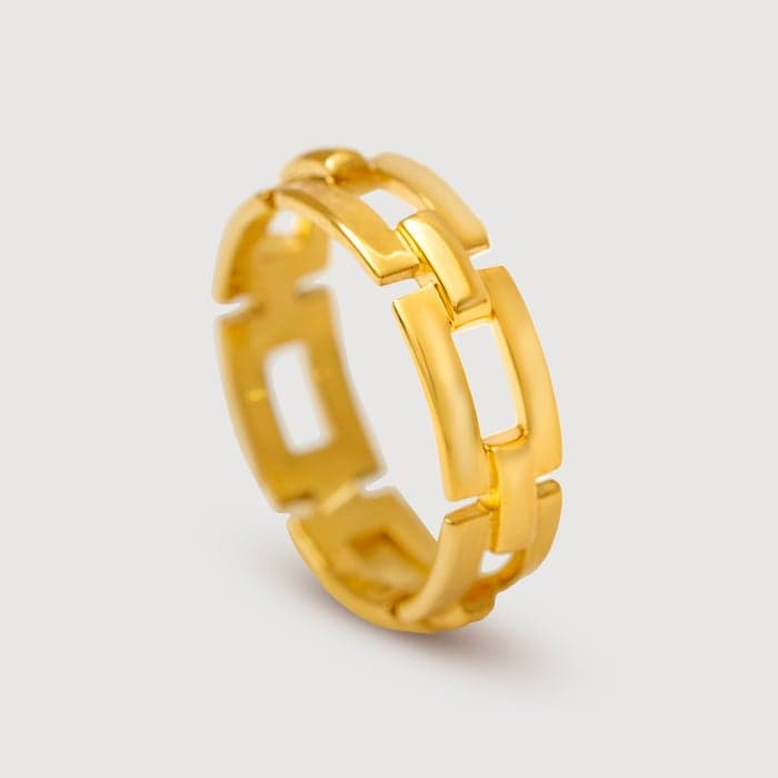 Noya Valentina 18K Gold Plated Chic Ring for Women - Image 1
