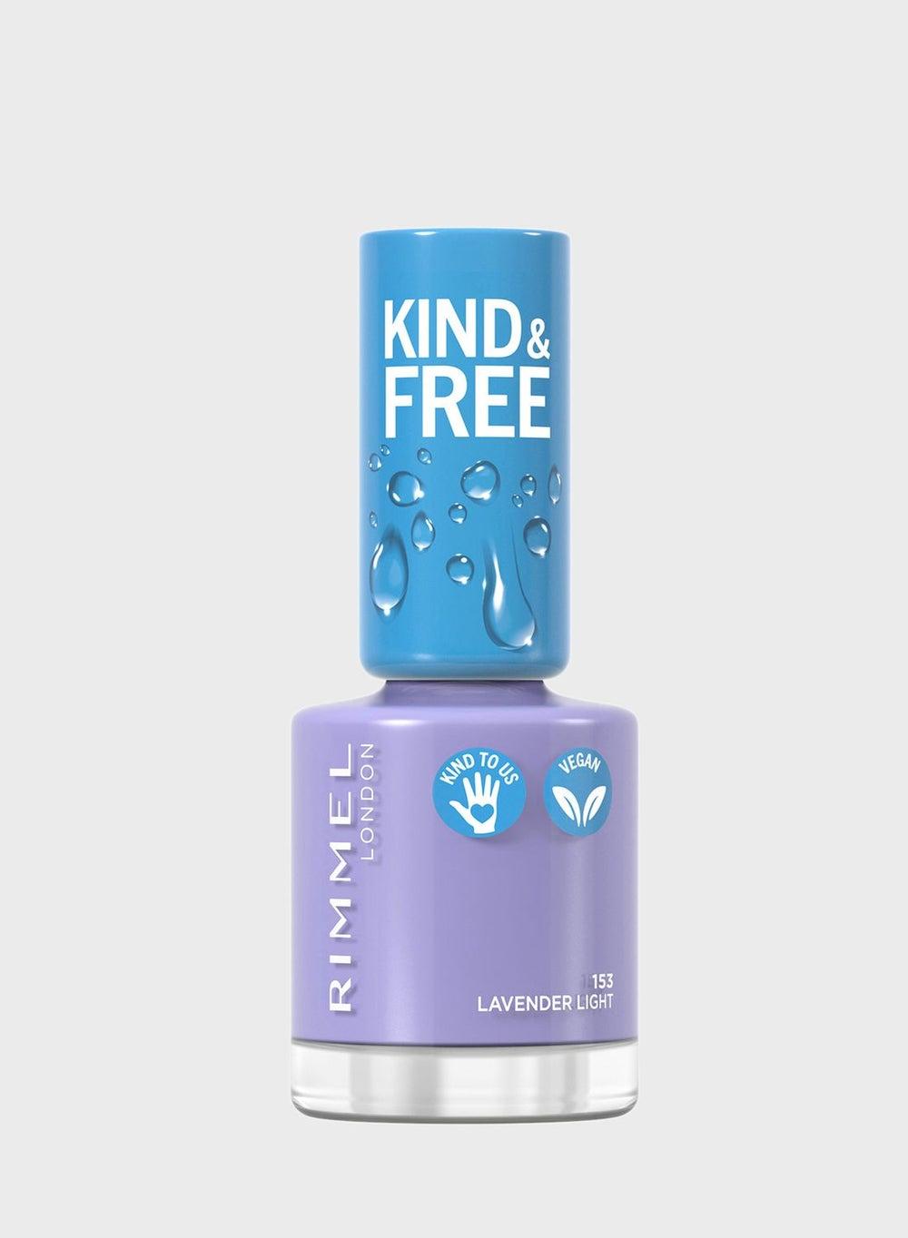 Rimmel Kind & Free Lavender Light 153 Nail Polish - 8ml - Image 1