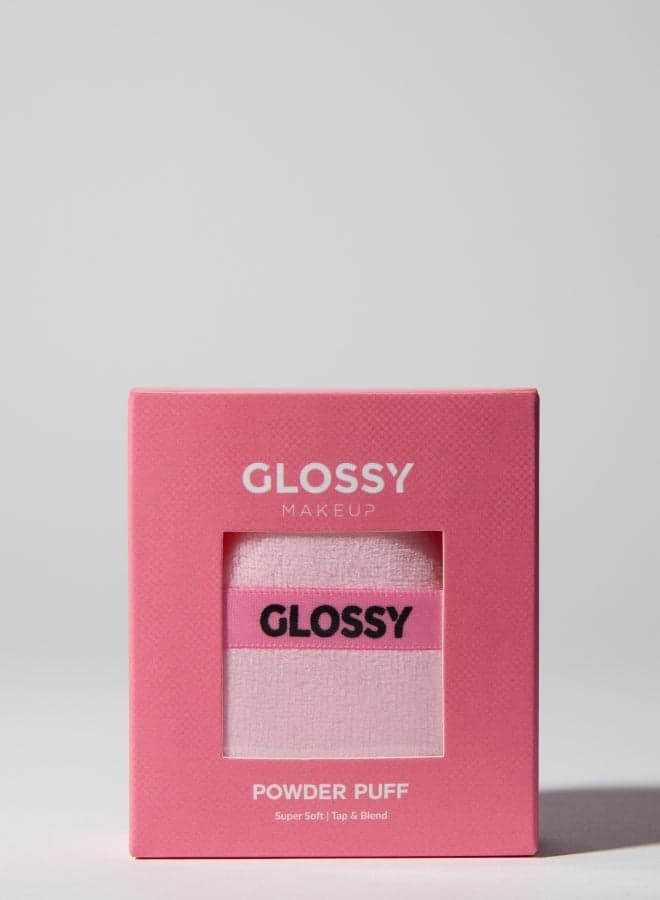 Luxurious Pink Powder Puff for Flawless Makeup Application - Image 1