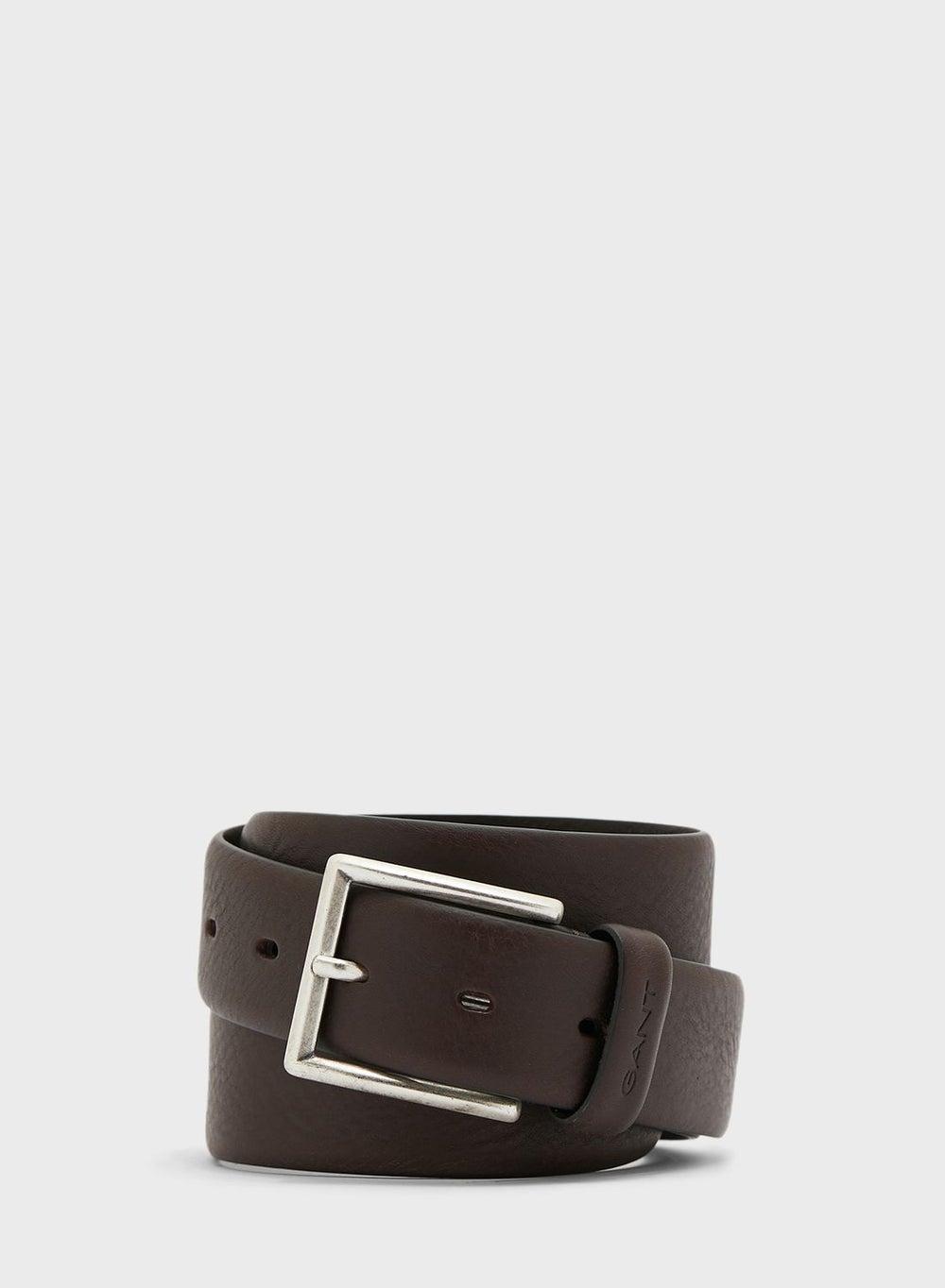 GANT Classic Leather Belt with Signature Detail - Image 1