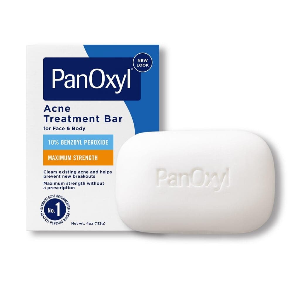 PanOxyl 10% Benzoyl Peroxide Acne Cleansing Bar 113g - Image 1