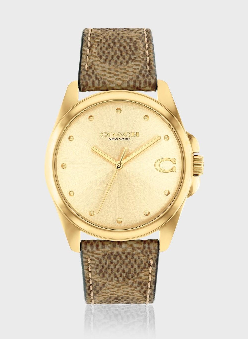 COACH Greyson Women's Mesh Strap Analog Watch - Image 1