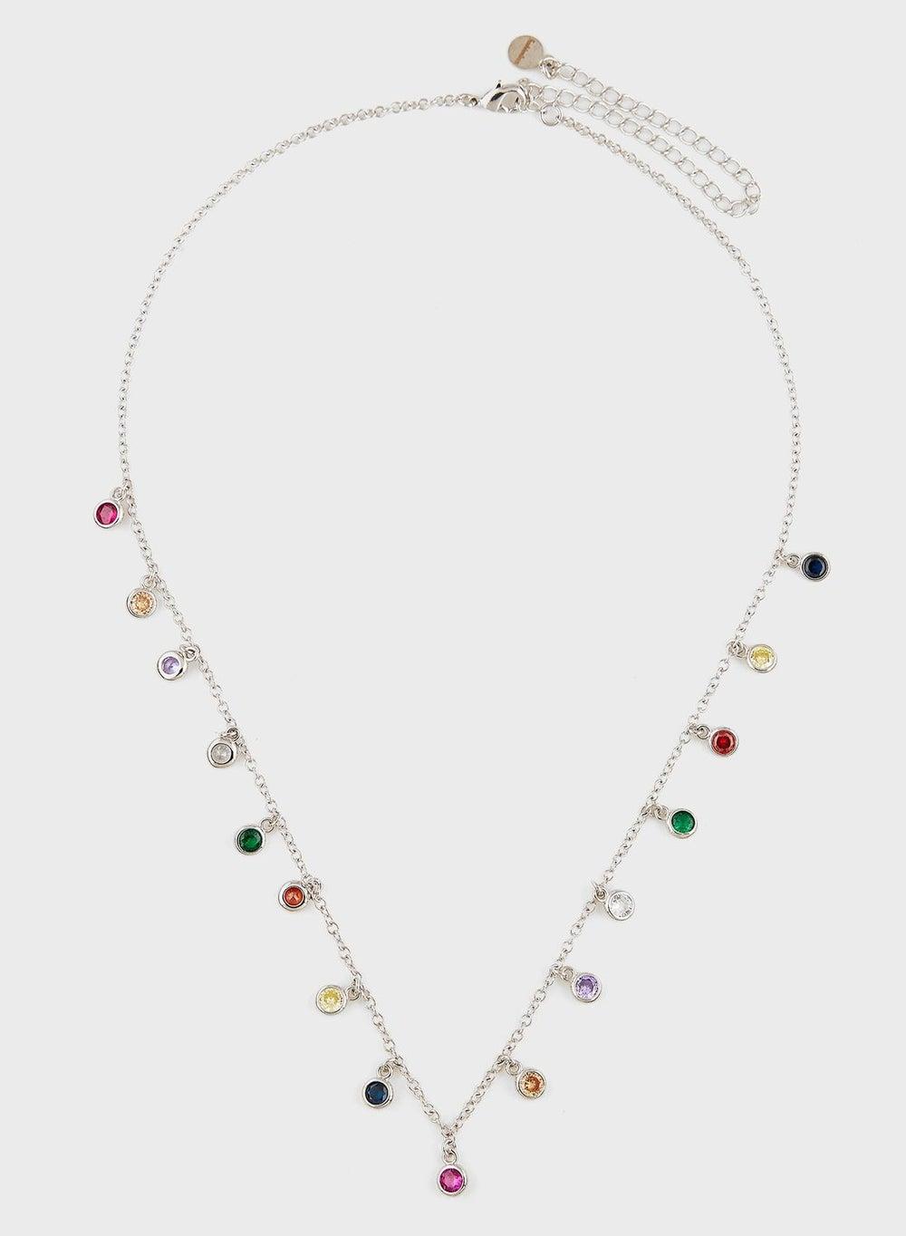 Fashionbox Rainbow Dangling Necklace - Chic Seasonal Accessory - Image 1