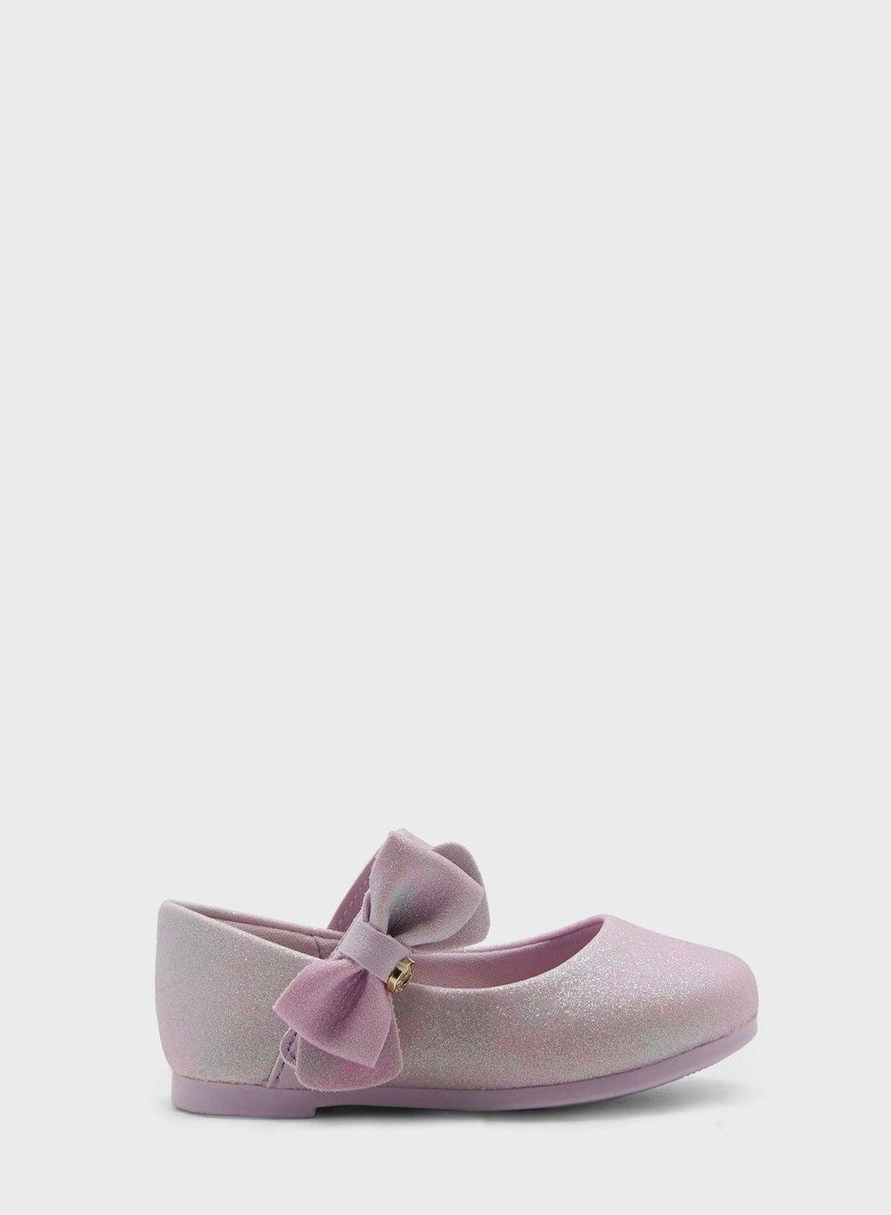 Lavanda Turquesa Summer Bow Ballerinas for Kids - Image 1
