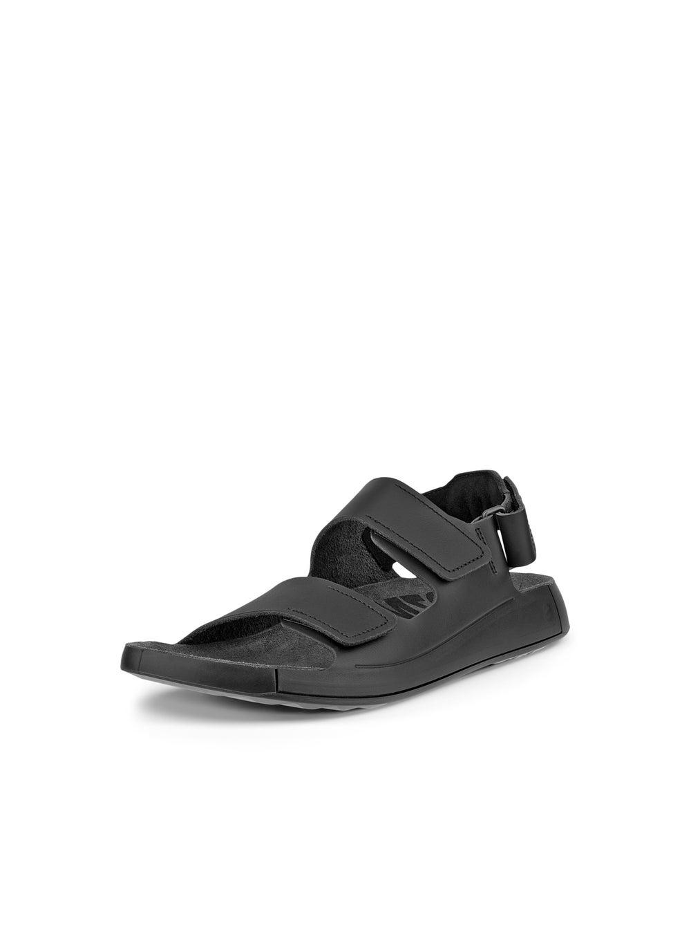 ECCO Cozmo M Black: Scandinavian Style Men's Flat Sandals - Image 1