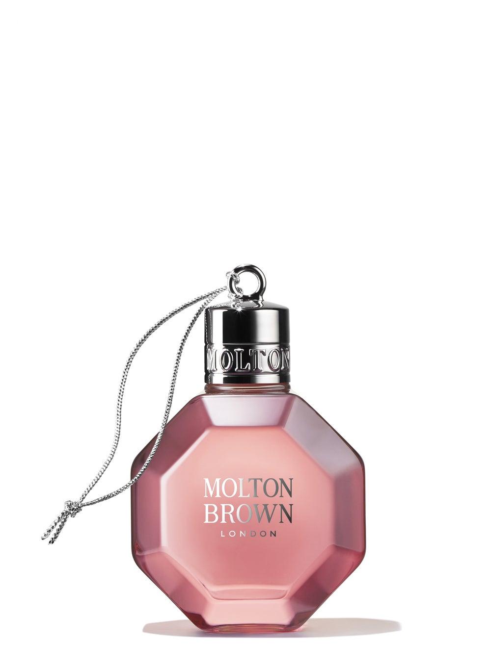 DELICIOUS RHUBARB & ROSE BODY WASH BAUBLE 75ML - Image 1