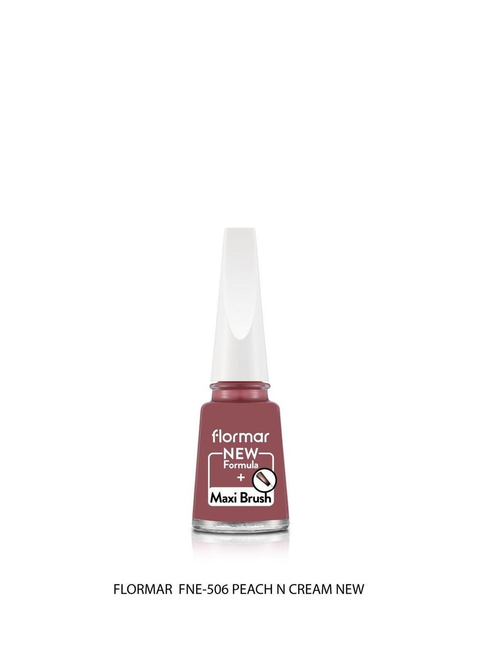 Flormar 506 Peach N Cream Classic Nail Enamel - Image 1