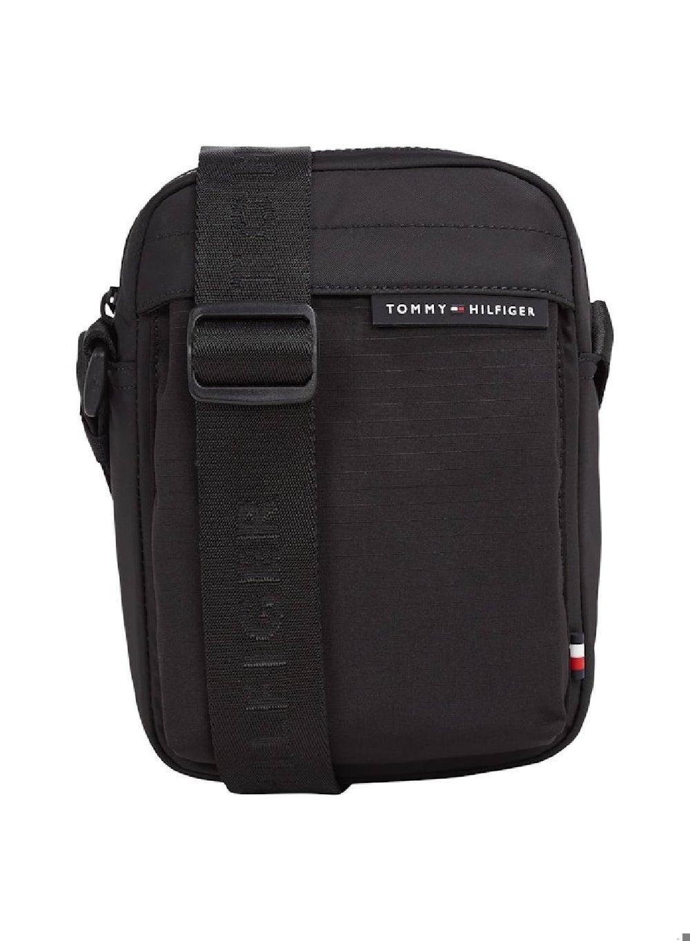 TOMMY HILFIGER Black Element Mini Reporter Bag for Men - Image 1