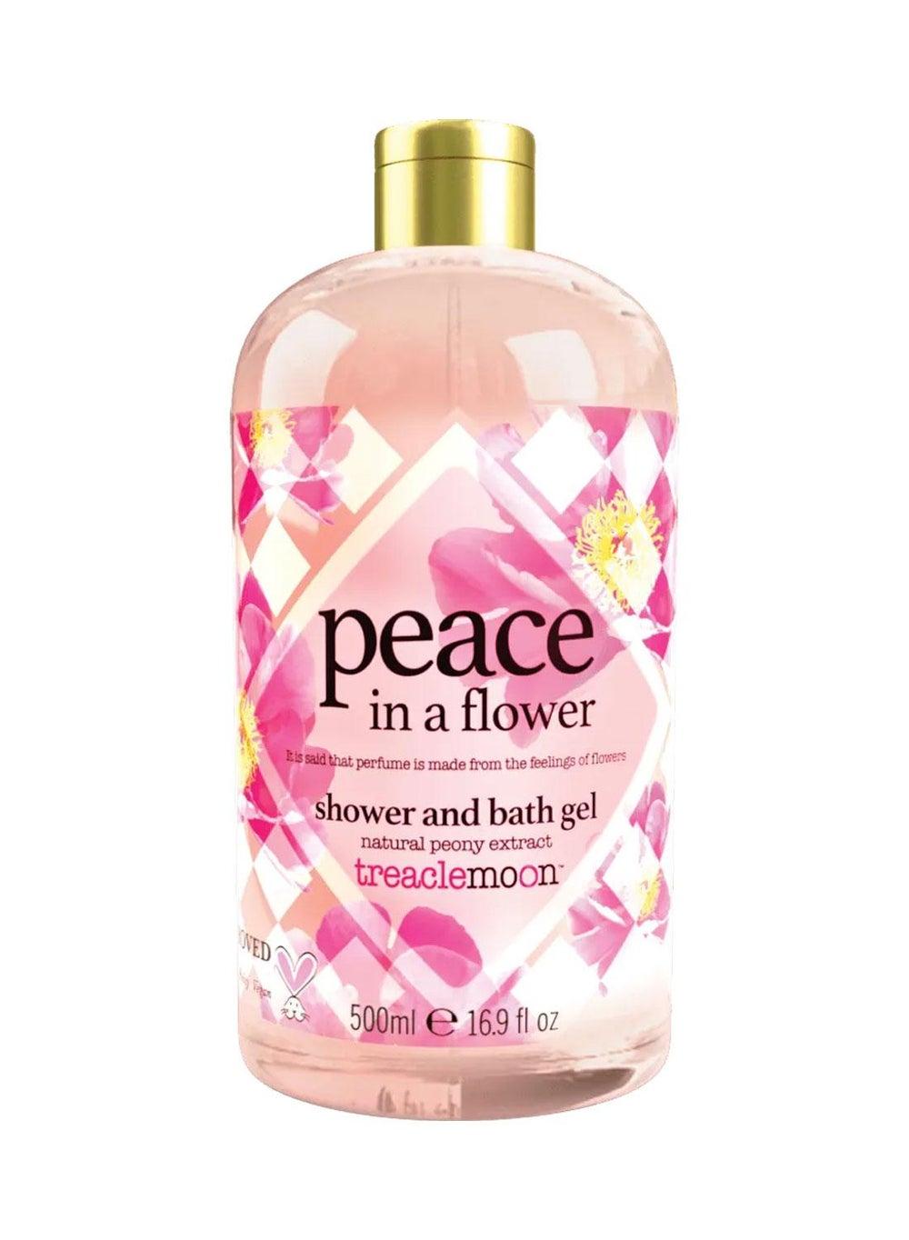 Treaclemoon Peace in a Flower, 500ml - Serene Floral Bath Gel - Image 1
