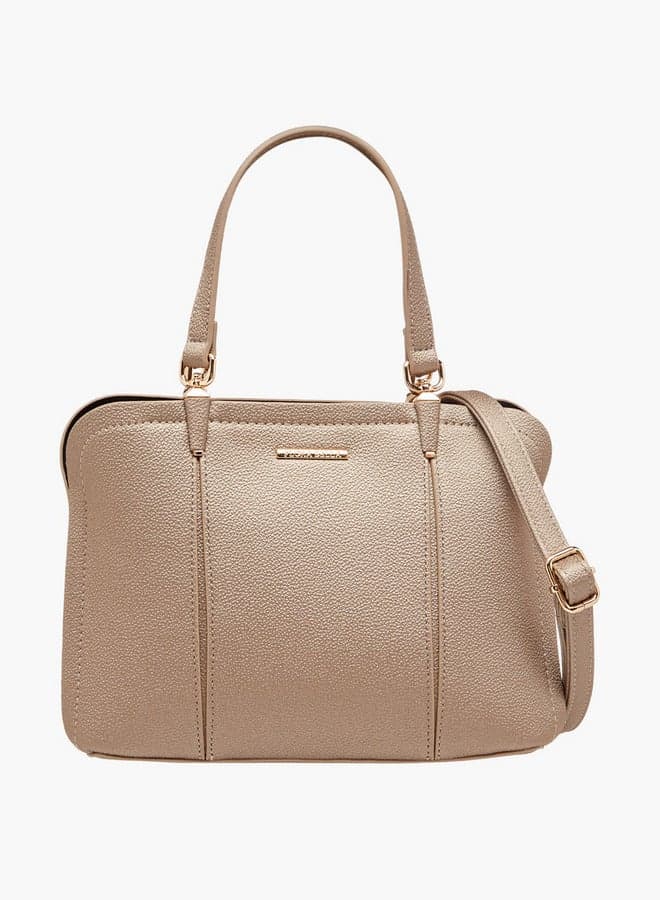 Flora Bella Textured Tote - Elegant Functionality On-the-Go - Image 1