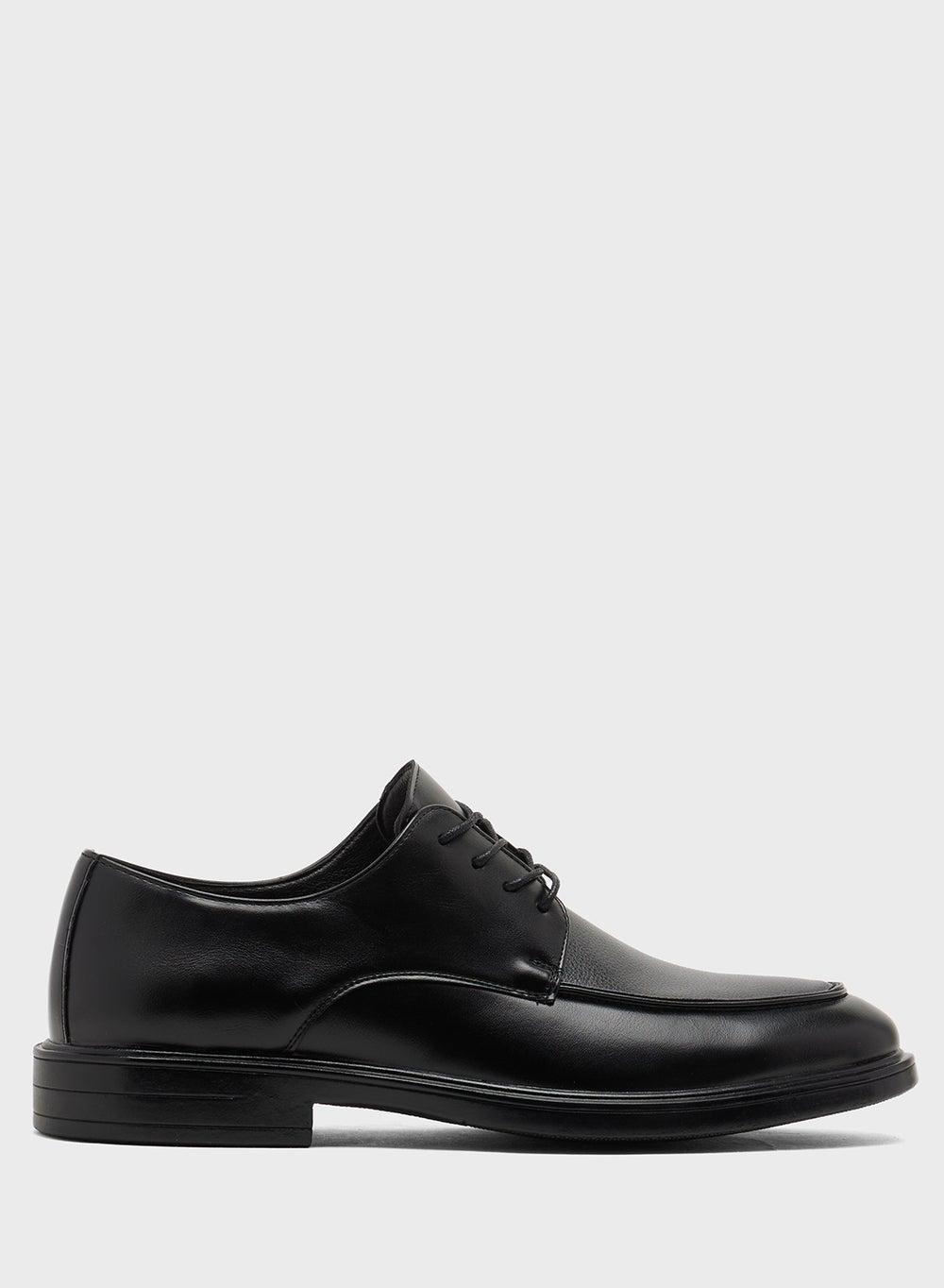 Elegant Black Lace-Ups R013 - Exquisite Craftsmanship - Image 1