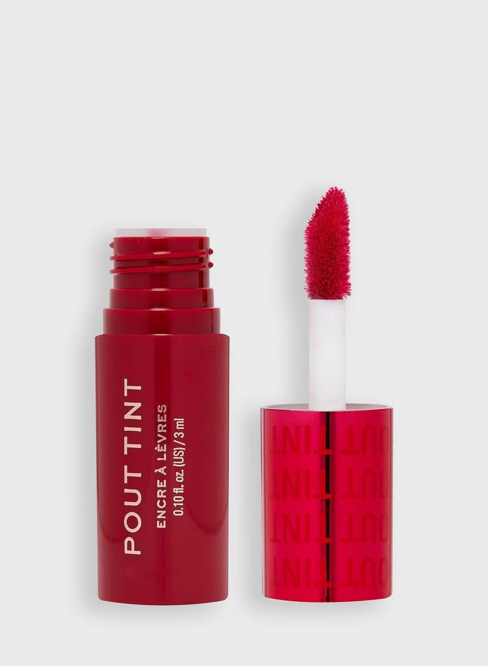 Revolution Pout Tint Sizzlin Red: Sheer Elegance - Image 1