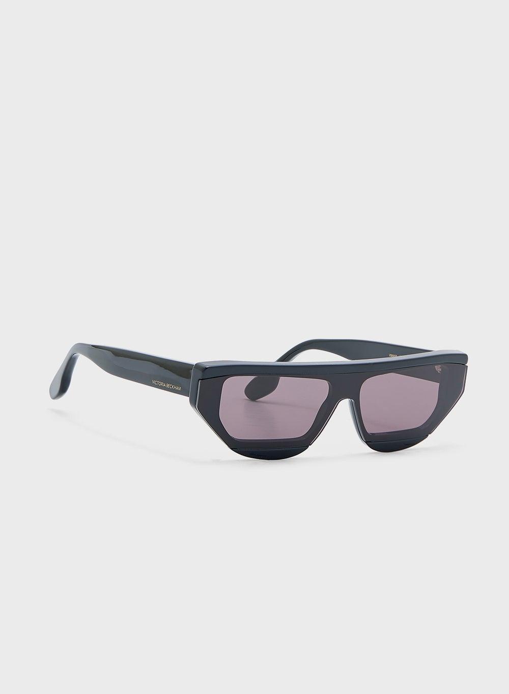 Victoria Beckham Shield Sunglasses - Chic Watch-Strap Detail - Image 1