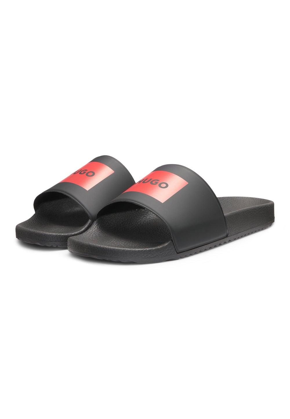 HUGO Men's Logo-Strap Slides - Style No: 50548061001 - Image 1