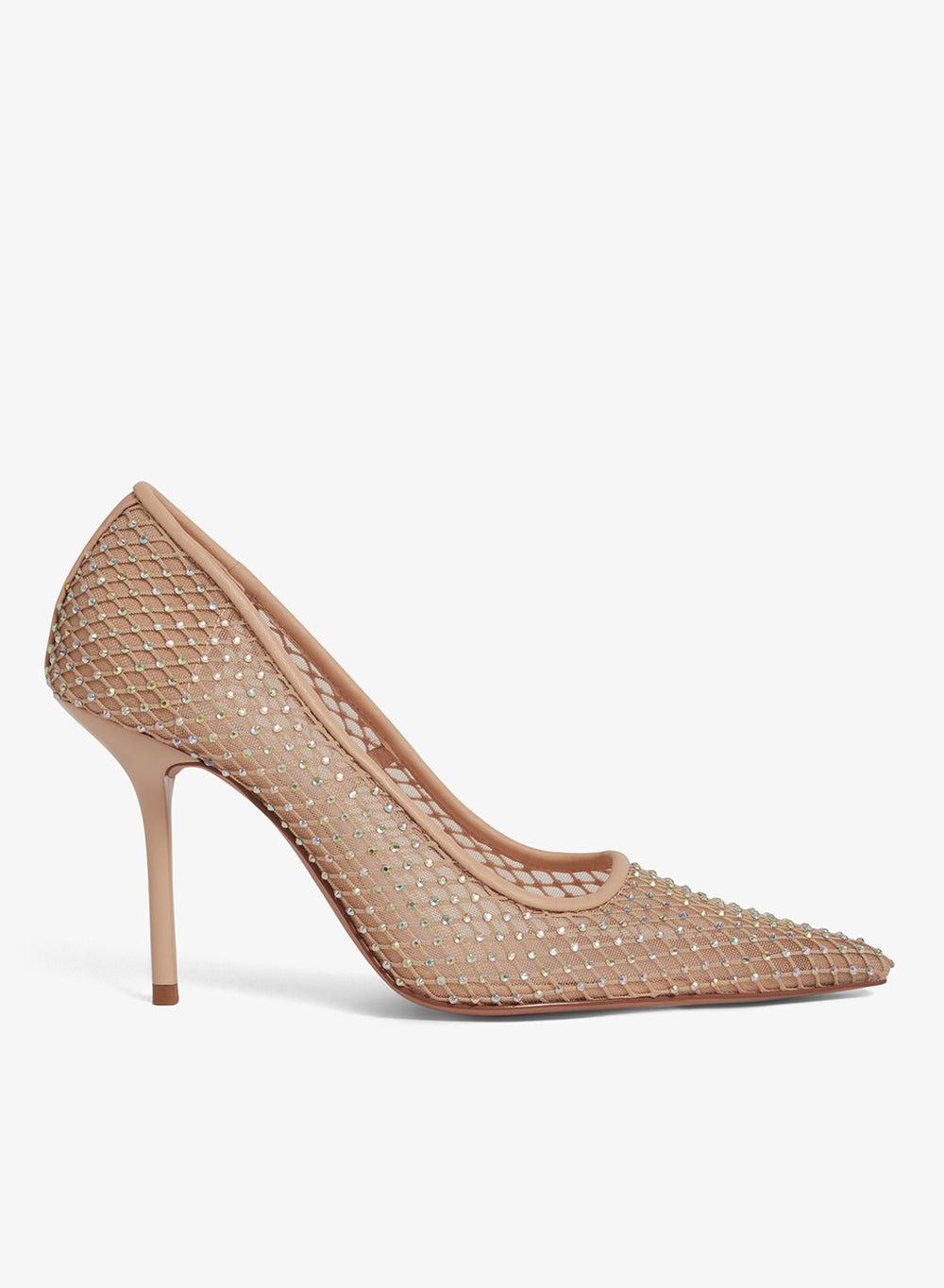Criista S283023 Nude Crystal Elegance Pumps - Image 1