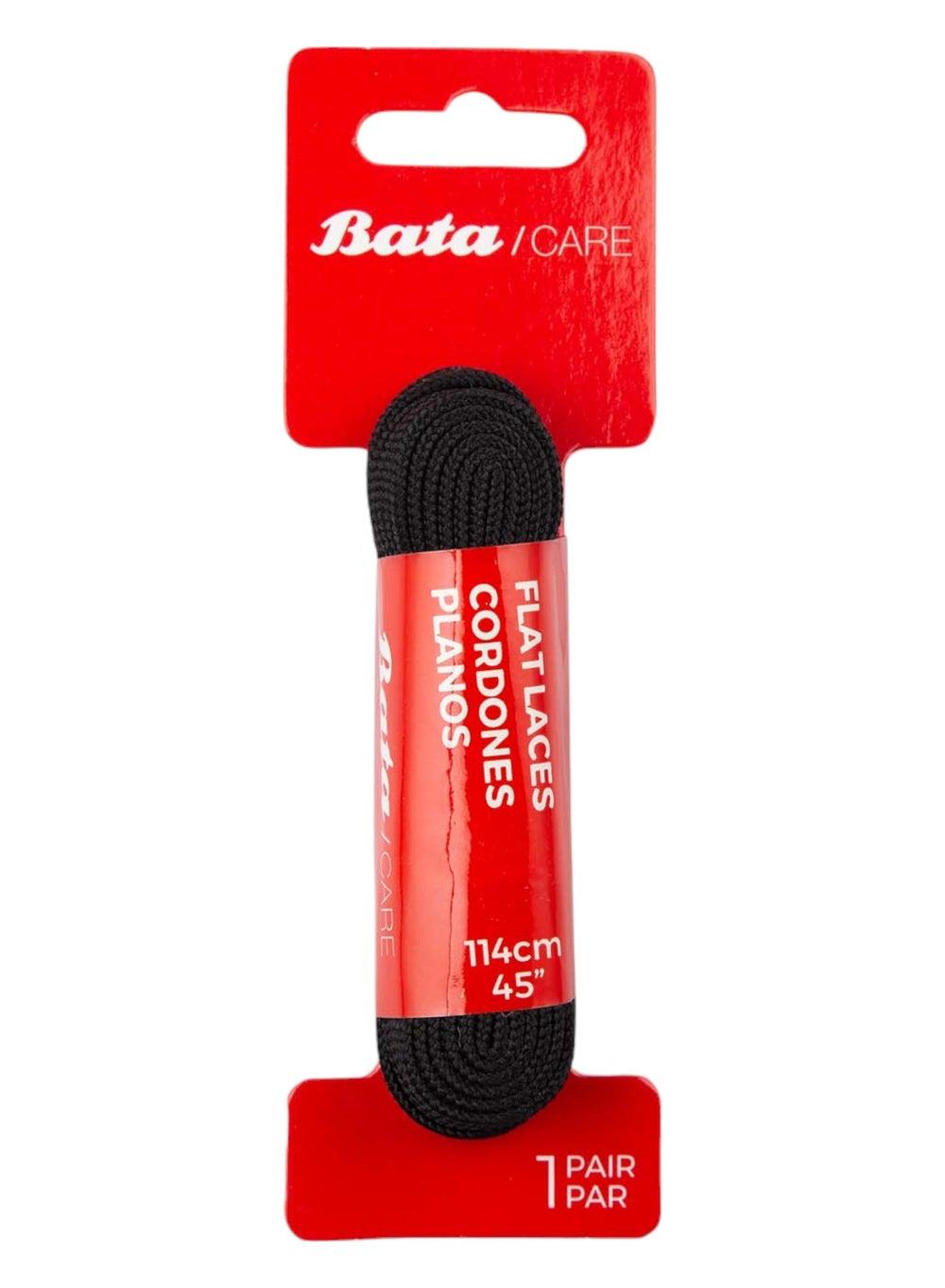Bata Black Flat Laces for Elegant Footwear - Image 1