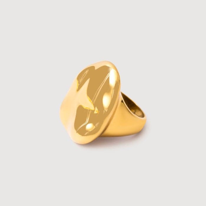 noya 18K Gold Plated Masha Chunky Ring - Timeless Elegance - Image 1