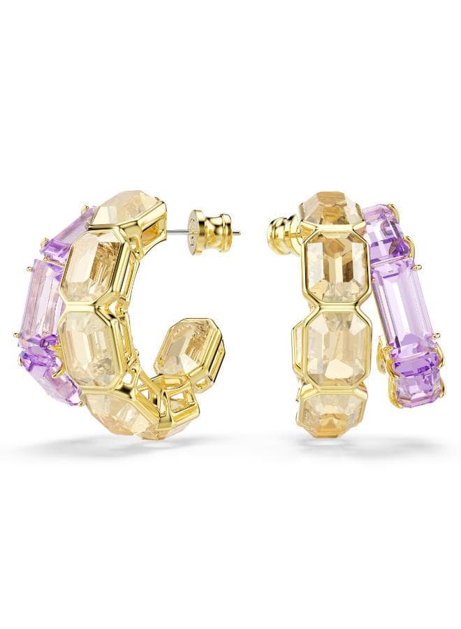 SWAROVSKI Millenia Hoop Earrings - Multicolor Elegance - Image 1