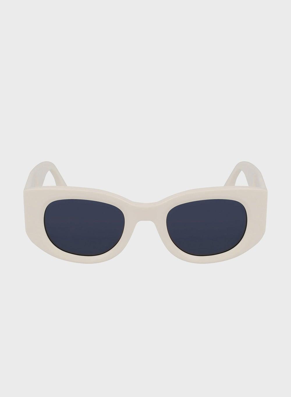 Victoria Beckham VB654S 103 50 Ivory Oval Sunglasses - Image 1