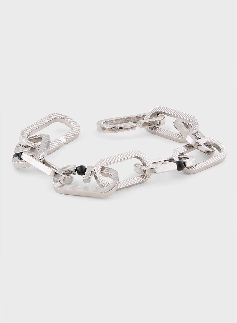 GUESS Jumb02123Jwsts Elegant Men's Silver-Tone Bracelet - Image 1