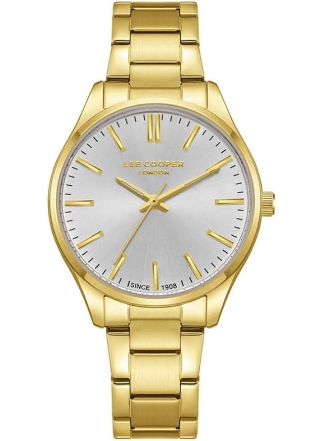Lee Cooper Elegant Gold Analog Watch LC08011.130 - 34mm - Image 1