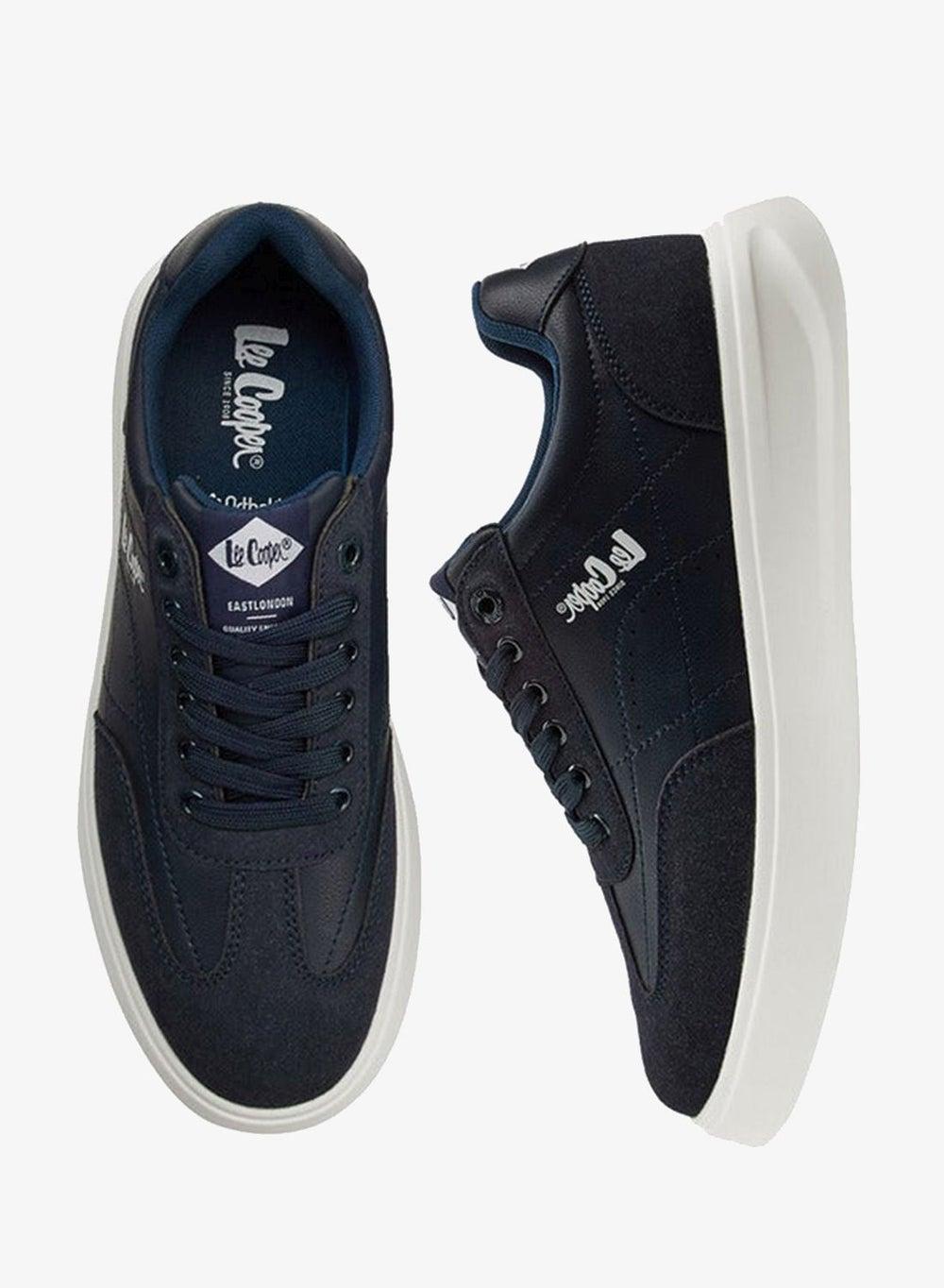 Onex R25Aw09651 Navy Men's Low-Top Lace-Up Sneakers - Image 1